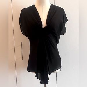 Cynthia Vincent Top Black Sz M